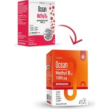 Orzax Ocean Methyl B12 1000mg 5ml Sıvı Gıda Takviyesi Türkiye Menşeli Aktif B12 Vitamini
