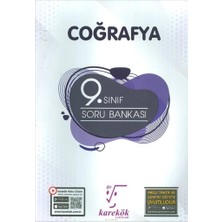 Karekök Yayıncılık  9.Sınıf Coğrafya Soru Bankası