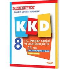Gama Yayınları Kurmay Yayınları  KKD 8. Sınıf T.C. İnkılap Tarihi Ve Atatürkçülük Haftalık Kazanım Kavrama Denemeleri