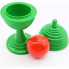 SHC4200 Yeşil Renk Sihirli Kupa Top Kaybetme Oyunu 7 cm