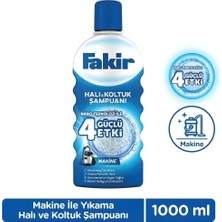 4 Adet Fakir Makine Yıkama Halı ve Koltuk Şampuanı Klasik 1000ML