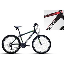 Carraro Speed 260 Erkek Dağ Bisikleti 360H V 26 Jant 21 Vites Mat Siyah Kırmızı Koyu Kırmızı