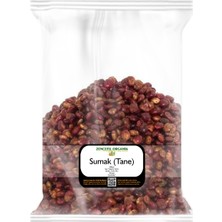 Zencefil Organik Sumak Tane 1 Kg. Öğütülmemiş Tane Sumak