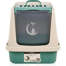 Gondol 3 Adet Petgo Kapalı Kedi Tuvaleti