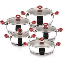 Hascevher Anemon 10 Parça Tencere Takımı