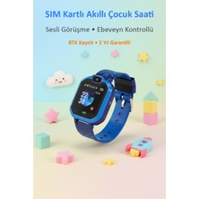 Tekvora Akıllı Çocuk Saati Sım Kartlı | Sesli Görüşmeli | Ebeveyn Kontrollü | Btk Kayıtlı | 2 Yıl Garantili