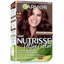 4 Adet Garnier Nutrisse 4.15 Buzlu Kahve Saç Boyası