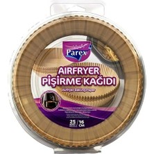 3 Adet Parex Air Fryer Pişirme Kağıdı 16 cm 25 Li
