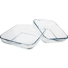 Paşabahçe Borcam 3500CC Kare Fırın Tepsisi 2 Li