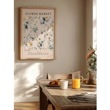 Fuart.Co Casablanca Çiçek Posteri - Dijital Baskı (Çerçevesiz) Flower Fofu
