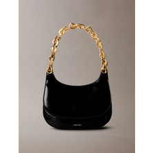 Calvin Klein Zincirli Omuz Kadın Siyah Çapraz Çanta LV04F3403G-UB1