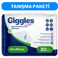 4 Adet Giggles Yatak Koruyucu Örtü Tek Kişilik 60X90 30 Lu