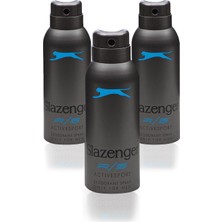 Slazenger Active Sport 3 Lü Erkek  Mavi Deodorant