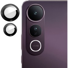 Vivo V50 Lite Zebana KL10 Kamera Lens Koruma Camı Siyah