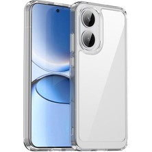 Xiaomi Poco F7 Uyumlu Kılıf Zebana Şeffaf Soft Silikon Kılıf Şeffaf