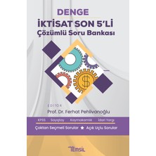Temsil Kitap Denge Iktisat Son 5'li Çözümlü Soru Bankası