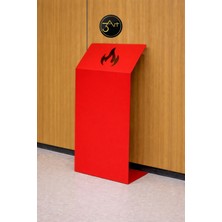 3art Metal Dekorasyon Yangın Söndürme Tüpü Standı - Ofis, Avm, Iş Yeri Için