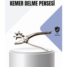 Calperia Kemer Delme Pensesi Çok Amaçlı 6 Farklı Delik Boyu Ayarlı Deri Delme Aleti