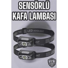 Calperia Kafa Lambası Kamp Lambası LED Işık Şarjlı Ayarlanabilir