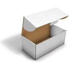 Fark Kutu Ondüle 36x18x15 cm Beyaz E-Ticaret Kargo Gönderi Kutusu 25 adet