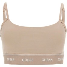 Guess Alba Aktif Çıkarılabilir Kaplı Spor Kadın Bej Bra V5BP01K1942-A10L