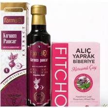 Çare Burada Çareburada Kırmızı Pancar Ekstrakt 250 Ml. - Alıç Yaprak Biberiye Karışımlı Poşet Çay 45'li