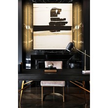 Noonlux Design & Lighting Uno Aplik 75 cm Gold Lak Kaplama Boya Değildir....