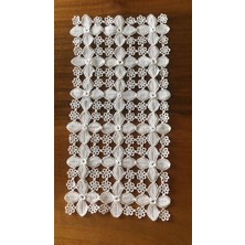 Mor Tırtıl El Işi Dantel Sehpa Tepsi Örtüsü Çeyizlik Hediyelik Vintage Nostaljik