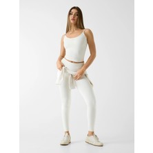 Guess Margot Aktif Kadın Beyaz Top V6RP14KD952-G027