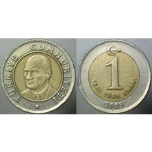 Banknoting Türkiye Cumhuriyeti 1 Ytl 2005.