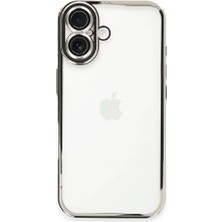 Mobify iPhone 16 Plus Kılıf Parlak ve Kamera Lens Koruyuculu Shiny Defens Premium Silikon Kapak