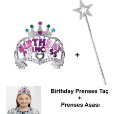 Ronanna Kız Çocuk Doğum Günü Prenses Seti – Taç ve Sihirli Asa