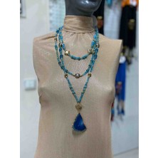 Akik Doğal Taş Kolye