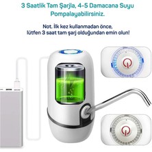 Ronanna Kampta Piknikte Yazlıkta Şarjlı Damacana Otomatik Su Pompası