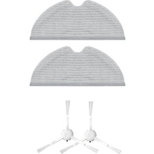 robotyedek Dreame D9 (RLS5-WH0) Uyumlu Hepa Filtre ve 2 Adet Yan Fırça 2 Adet