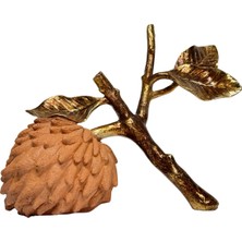 Lara Decor Turuncu Gold Elma Şekeri Obje