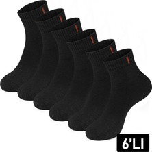 Just Inner Erkek 6’lı Viskon Çorap Kışlık Termal Patik Esnek ve Konforlu (12200)