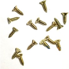 Ayder Timya Klips, Menteşe, Ayak, Ağaç, Sunta Vidası 2,2x7,5mm - Sarı 100 Adet TG/Tmya1395 213435