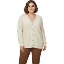 Baglan Kadın Triko Düğmeli Hırka 24153 BGL-ST04067