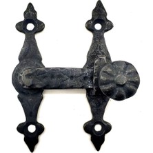 Ayder Timya Antika Tarz Dekoratif Pirinç Kapı, Pencere Mandalı - 82x65 mm, Oksit TG/Tmya1395 213529