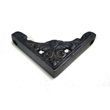 Ayder Timya Antika Tarz Dekoratif Pirinç Köşe Süsü - 58x58 mm, Oksit TG/Tmya1395 213523