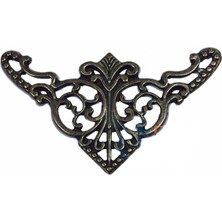 Ayder Timya Dekoratif Köşe Süsü, Köşelik - Büyük, 31x55mm, Antik, 100 Adet TG/Tmya1395 213856