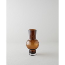 English Home Adara Cam Vazo 25 cm Amber