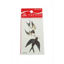 Marsilyan Kuş Tattoo Dövme Sticker