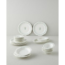 English Home Frezya Porselen Kahvaltı Takımı 20 Parça 6 Kişilik Yuvarlak Renkli Tasarım