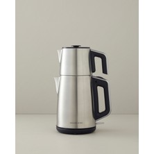 English Home Cmk 6010 Inox Çay Makinesi ve Kettle Siyah-Krom