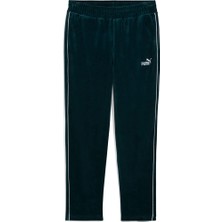 Puma Ess Elevated Velour Erkek Yeşil Eşofman Altı 68911775