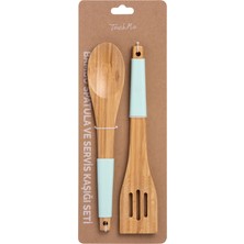 Touch Me Silikon Saplı Ahşap El Aleti Seti 4 Adet