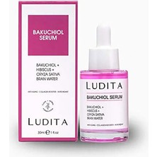 Ludıta Yaşlanma Karşıtı Bakuchiol + Hibiscus Serum ( Retinol Alternatifi ) (3 Adet)