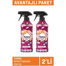Yumoş Sprey Sakura 2 x 450 ml 4 Adet